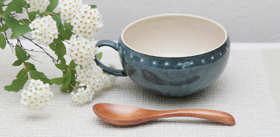 岐阜県産 美濃焼 スープカップ 画像 ことびより